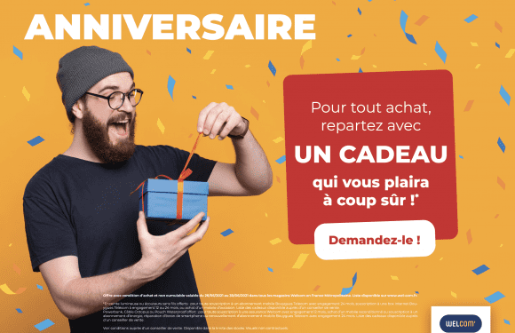 Welcom’ fête son anniversaire avec vous ! Welcom’ fête son anniversaire avec vous !