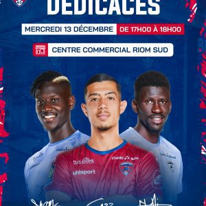 Séances de dédicaces – Clermont Foot 63