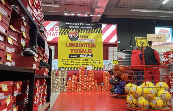 Liquidation avant travaux chez Sport 2000 ! Liquidation avant travaux chez Sport 2000 !