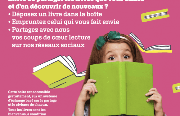 Découvrez notre boîte à livres !