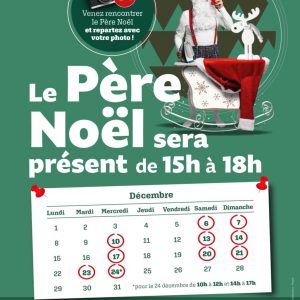 Photos : Le Père Noël est à Riom Sud !