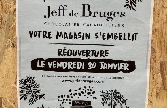 Jeff de Bruges fermé pour travaux !