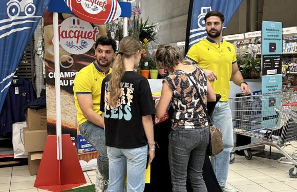 L&rsquo;ASM RUGBY EN DÉDICACES À RIOM SUD !