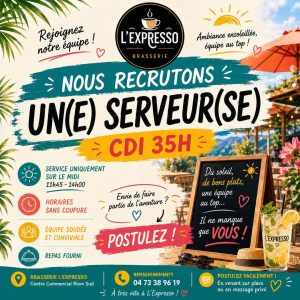 L’Expresso recrute ! L’Expresso recrute !