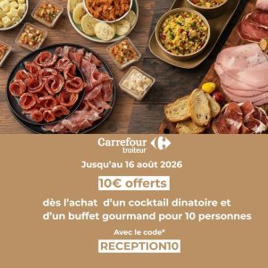 Découvrez le service Traiteur par Carrefour ! Découvrez le service Traiteur par Carrefour !