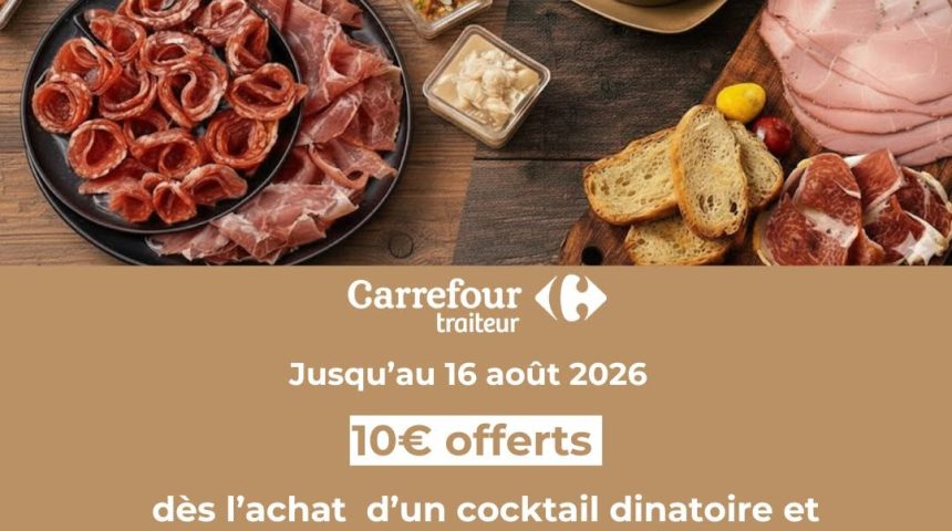 Découvrez le service Traiteur par Carrefour !